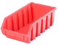 Ergobox 2L műanyag tartály - piros szín - 1