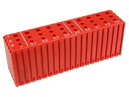 Műanyag doboz fúrók tárolására D5-D7,9