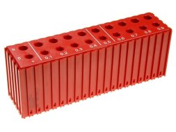 Műanyag doboz fúrók tárolására D8-D9,9