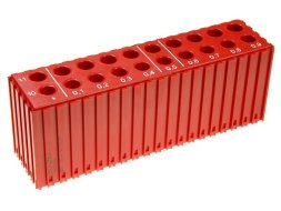 Műanyag doboz fúrók tárolására D10-D11,9
