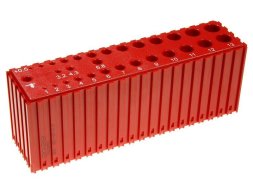 Műanyag doboz fúrószárak tárolására D1-D13.5