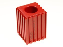 Műanyag doboz 28 mm átmérőjű befogópatronok tárolására