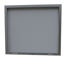 Egyszárnyú egyoldalas vitrin H40 támasztékokkal - 15 x A4