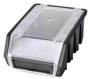 Műanyag konténer Ergobox 2 Plus - fekete színű - 1