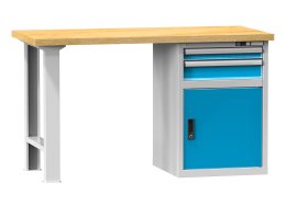 D sorozatú műhelyasztalok, szélesség 1500, mélység 700 vagy 800, magasság 880 vagy 890 mm (6 modell)
