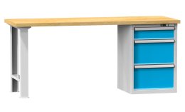 Műhelyasztalok E sorozat, szélesség 1500, mélység 700 vagy 800, magasság 880 vagy 890 mm (6 modell)