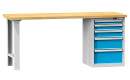 H sorozatú műhelyasztalok, szélesség 2000, mélység 700 vagy 800, magasság 880 vagy 890 mm (6 modell)