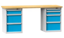 N sorozatú műhelyasztalok, szélesség 1500, mélység 700 vagy 800, magasság 880 vagy 890 mm (6 modell)