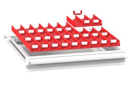 Műanyag fiókelválasztó ZA 27 x 27D