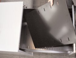 Beszúrt perforált alsó rész Bisley IPCCA és Contract fájlokhoz, A4 formátum