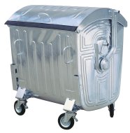 Tűzihorganyzott szemetes 1100 l 1132 típus