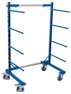 Egyoldalas rack kocsi tartókarokkal (2 modell)