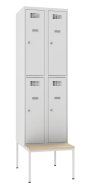 Sus 322 W osztott szekrény P321 W paddal