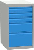 Alsó műhelykonténer - 5x fiók