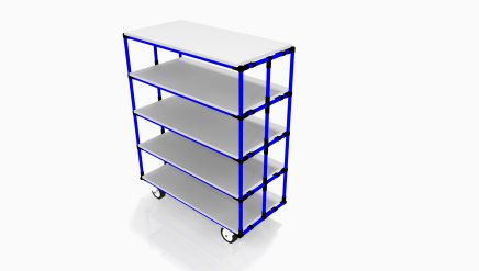 Kocsi laminált polcanyaghoz - 1