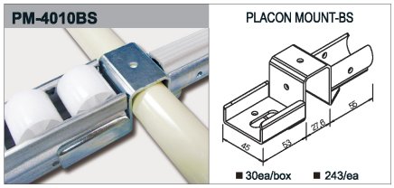 PM-4010BS típusú görgős síntartó - 1
