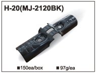 Fém csatlakozó MJ-2120 (H-20)