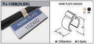 Műanyag névtáblatartó PJ-138B IV
