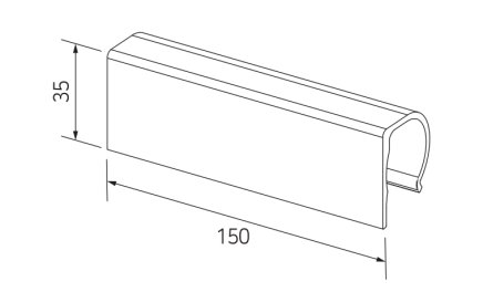 Öntapadó címketartó PN-3515 - 2