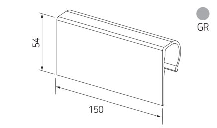 Öntapadó címketartó PN-5415 - 2
