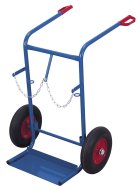 Acél kézikocsi 2 fk-1300 gázpalackhoz