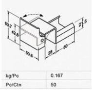 Összecsukható csatlakozó a PM-4010SK nyomtávhoz - 2