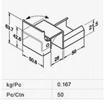 Összecsukható csatlakozó a PM-4010SK nyomtávhoz - 2