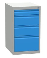 Alsó műhelykonténer - 4x fiók