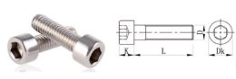 Csavar hengeres fejjel KDC-6x10