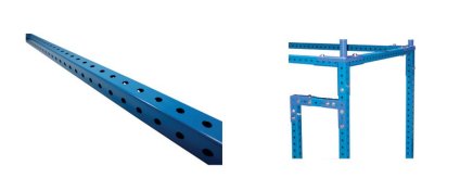 Perforált négyzet alakú cső WJ-SQ4040-000 - 1