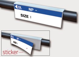 Öntapadó címketartó PN-3515