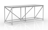 Műhelyasztal csőrendszerből szélesség 2000 mm, 240405312 - 1