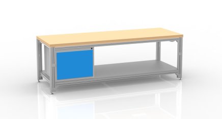 Elektromosan állítható magasságú alumínium profilokból készült asztal - 1