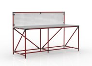Műhelyasztal perforált panellel 2000 mm széles, 24040836 - 2