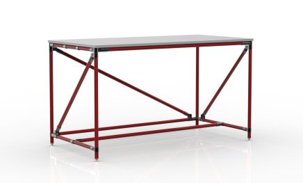 Műhelyasztal csőrendszerből szélesség 1500 mm, 24040536 - 2