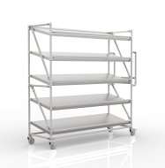 Polcos kocsi ládákhoz ferde polcokkal 1700 mm széles, SP17050 - 1