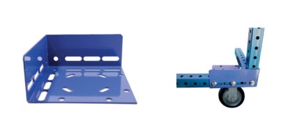 Sarokkonzol kerekekhez WJ-SQ4040-003 - 1