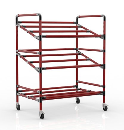 Rack kocsi ládákhoz, szélesség 972 mm, 24040230 - 2