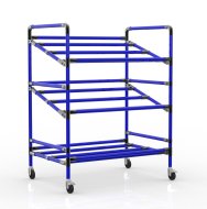 Rack kocsi ládákhoz, szélesség 972 mm, 24040230 - 3