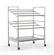 Rack kocsi ládákhoz, szélesség 972 mm, 24040230 - 4