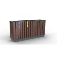 Kültéri szemetes Recycle V. karbantartásmentes