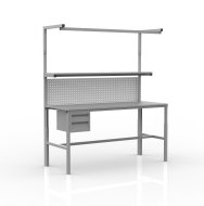 Antisztatikus, állítható magasságú asztal Enprag SPEXESD, 1800 × 700 mm - 1