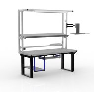Elektromosan állítható magasságú munkaállomás 24100902 bővítővel - 3