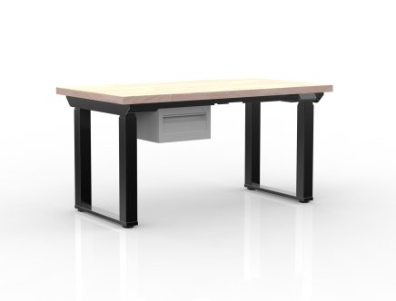 Elektromosan állítható magasságú íróasztal tartállyal és egy fiókkal 24111931 - 1