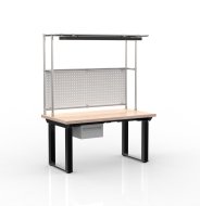 Elektromosan állítható magasságú íróasztal tartállyal és egy fiókkal 24111937 - 4