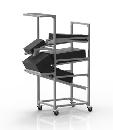 FIFO rack alumínium profilokból 23061952 - 1