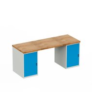 Műhelyasztal HD_12DD talpkonténerrel