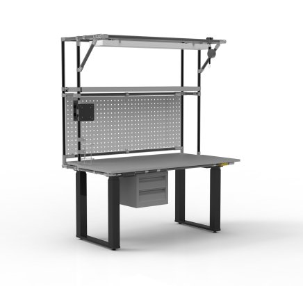 Elektromosan állítható magasságú ESD munkaasztal hosszabbítóval - 2