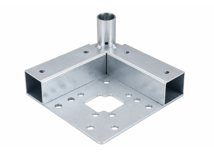 Saroktartó talpas görgőkhöz SJ-1-45×45_SV - 1