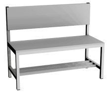 Öltözőpad LAV 10O - szélesség 1000 mm